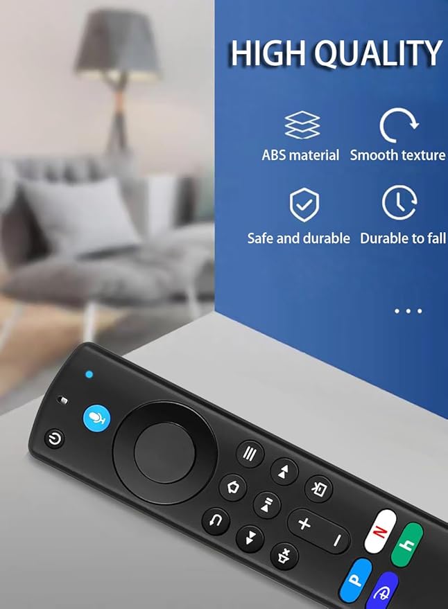 New Replacement Voice Remote for Stick 4K TV, forTV 3rdGen, forTV Stick/ 4K Max/ 3rd Gen/ 2nd Gen, Lite, Cube (1stGen & 3ndGen), for TV (3rd Gen, Pendant Design)
