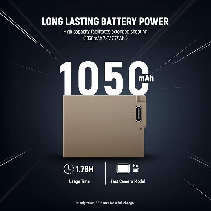 NEEWER DMW-BLC12 1100mAh Replacement Battery - Image 4