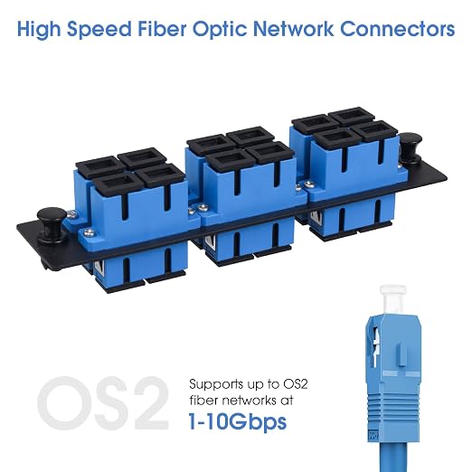 2-Pack 6 Duplex SC/UPC Fiber Patch Panel - Image 6