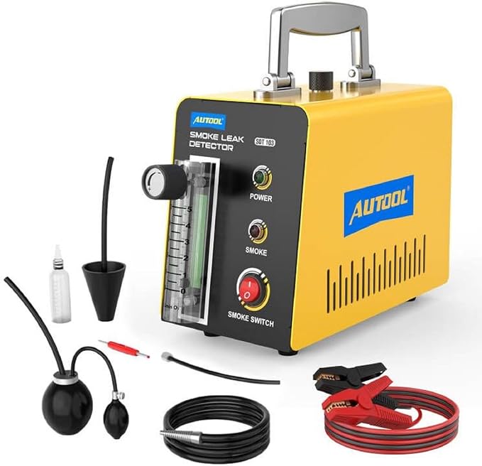 AUTOOL Smoke Machine Automotive Leak Detector, 0-0.46PSI Evap Vacuum Smoke by AUTOOLOfficial