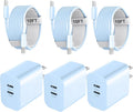 Charger for Phone 17/16/15 Pro Max, 20W Dual Port USB C Fast Charger Block with 10FT Long USB C to C Fast Charging Cord Cable for iPhone 17 16 15 Pro Max/17 16 15 Pro/16 15/16 15 Plus