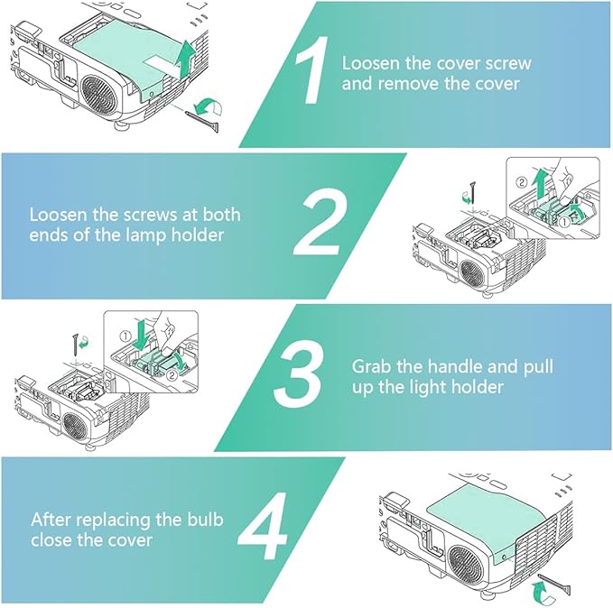SORNEICDR ELP LP39 Replacement Projector Lamp Bulb Compatible with Epson EMP-TW1000 TW2000 TW700 TW980 PowerLite Home Cinema 720 1080UB PowerLite PC 810 Projectors, with Housing