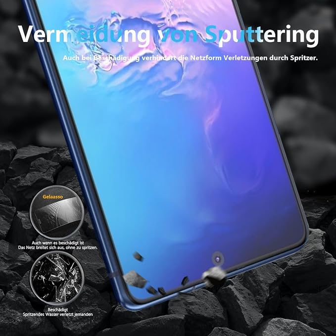 2 Pack Compatible with Samsung Galaxy S10 4G screen protector Tempered Glass - Image 4