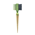 STYLE FACTOR EDGE BOOSTER® Mini Hammer Brush Travel Size | Baby Hair Brush & Double-Sided Edge Control Comb with Boar Bristles | Rat Tail for Precision Styling | Travel Brush for Edges & Baby Hair