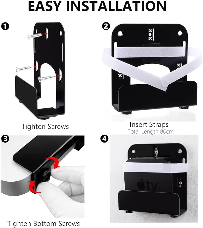 Cable Box Mount Modem Adjustable Wall Mount - Image 3