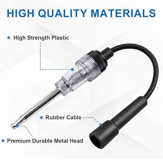 2PCS Inline Spark Plug Testers, Small Armature Diagnostic Detector Tool - Image 3
