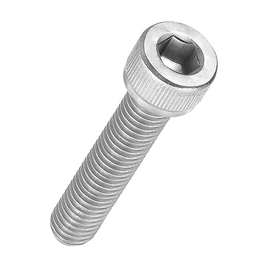 Kozelo 10pcs Socket Head Cap Screws - [M8-1.25 x 40mm] 304 Stainless Steel Allen Socket Drive for Electrical Motor 3D Printing Fan Engine Replacement Use, Silver