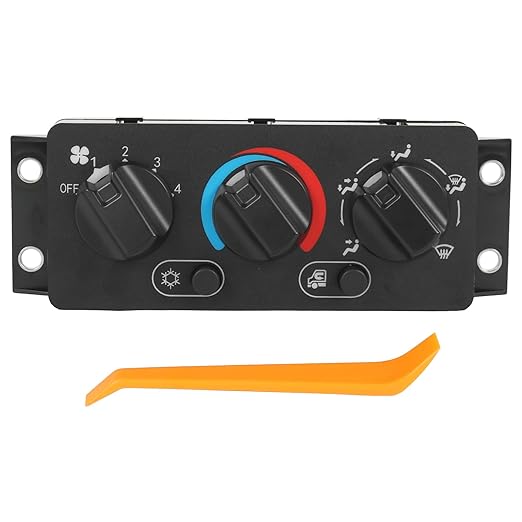 A/C Heater Climate Control Module Compatible with 2008-2018 Mack CHU612 CHU613 CHU614 1999-2018 CXU612 CXU613 CXU614 AC Temperature Control Switch Panel Replace#25110700 20992943 70826280