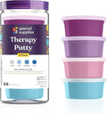 Special Supplies Therapy Putty for Teens and Adults - Resistive Hand Exercise Stress Relief Therapy Putty Kit, Set of 4 Strengths, Three Ounces of Each Putty (Unicorn Colors)