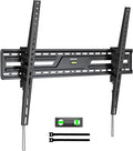 monTEK 15°Full Tilting TV Wall Mount for 50-100 inch Large TVs up to 220 LBS & 900x600mm Vesa, Effortless Tilt & Lock Heavy Duty TV Wall Mount Fits 32″/24″/18″/16″ Wood Studs TM1005W-LT