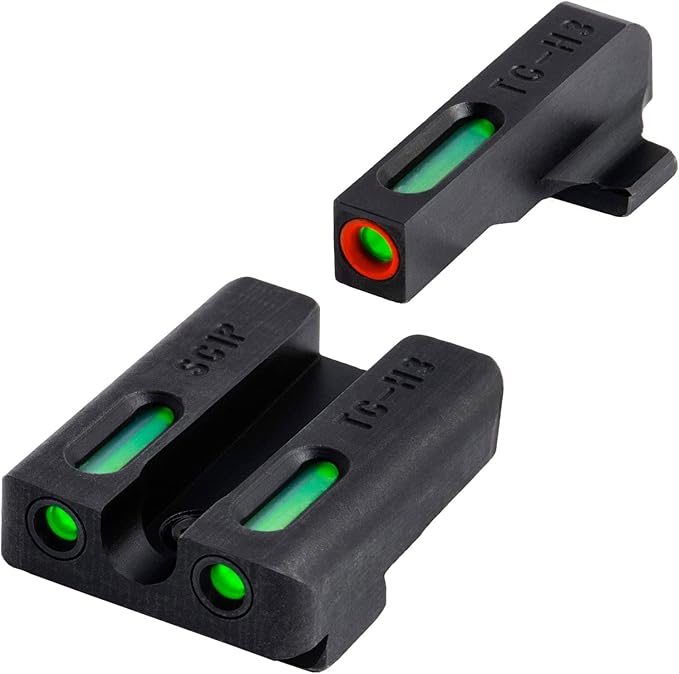 Truglo TFX PRO Handgun Sight, Glowing Shock Proof Tritium and Fiber Optic Night by TruGloInc-Sports