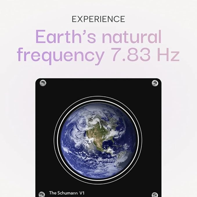 The Schumann Frequency Generator for Healing V1 Classic - 7.83 Hz Adjustable Schumann Resonance Generator Device for Sleep, Wellness & Yoga - USB-C Rechargeable & Portable Natural Therapy Machine