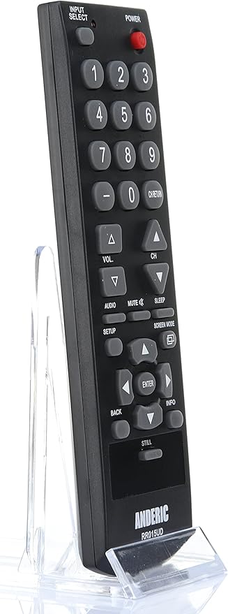Anderic RR015UD Replace Remote for Sylvania, Funai, Symphonic, Emerson NH000UD, NF029UD, NF026UD, NF027UD, NH301UD, NH303UD, NH305UD, NH310UP, NF000UD, NF006UD, NF015UD, NF015UF, Magnavox NH304UD