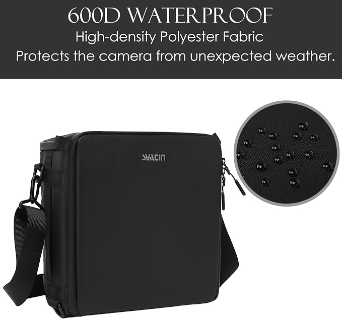 Camera Insert Bag, Shockproof &Pressure-proof Dual Opening Padded Camera Lens - Image 2