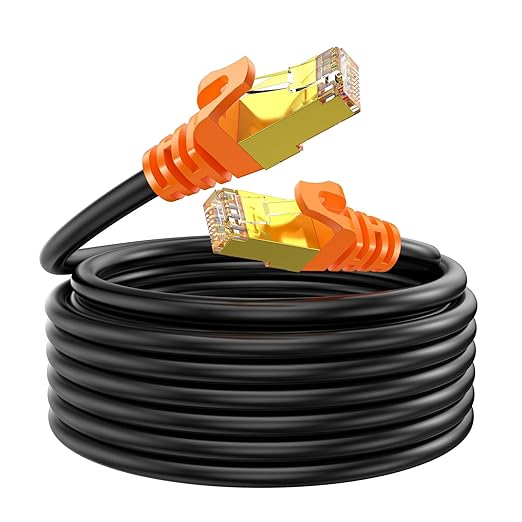 150 ft Cat 7 Ethernet Cable, Outdoor and Indoor LAN Cord by Concentrated%2Fprofessional%2Ffocu