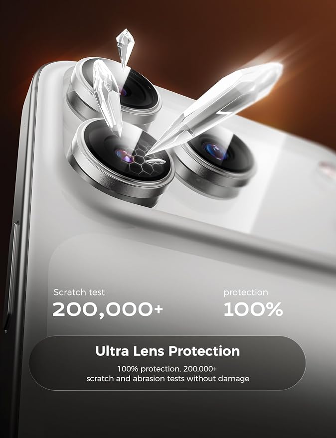 MAGIC JOHN for iPhone 17 Pro Max/17 Pro Camera Lens Protector 9H Aerospace - Image 5