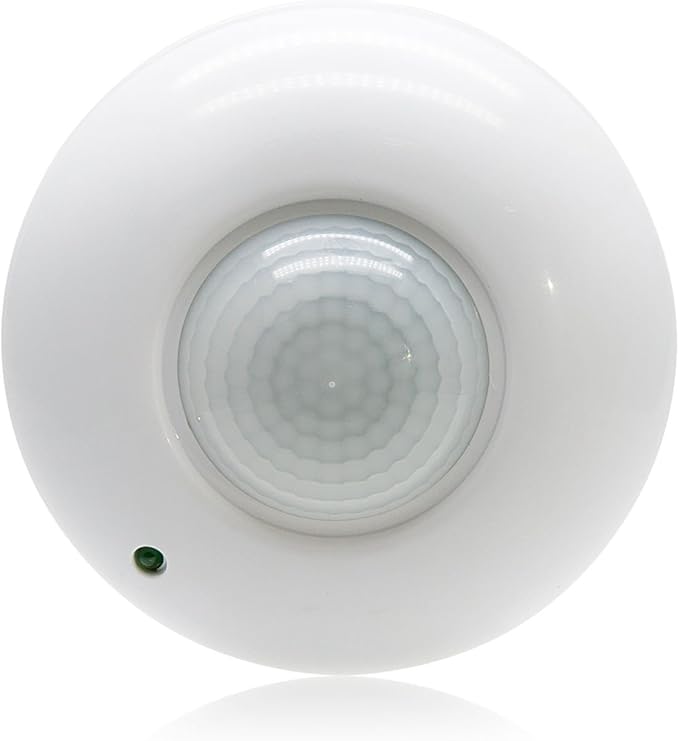 Sensky 360 Degree Ceiling Mount Occupancy Sensor, 110-240V PIR Motion Sensor Switch, High Sensitive Movement Detector Light Switch, Neutral Required(Max Detection Distance: 6 m)