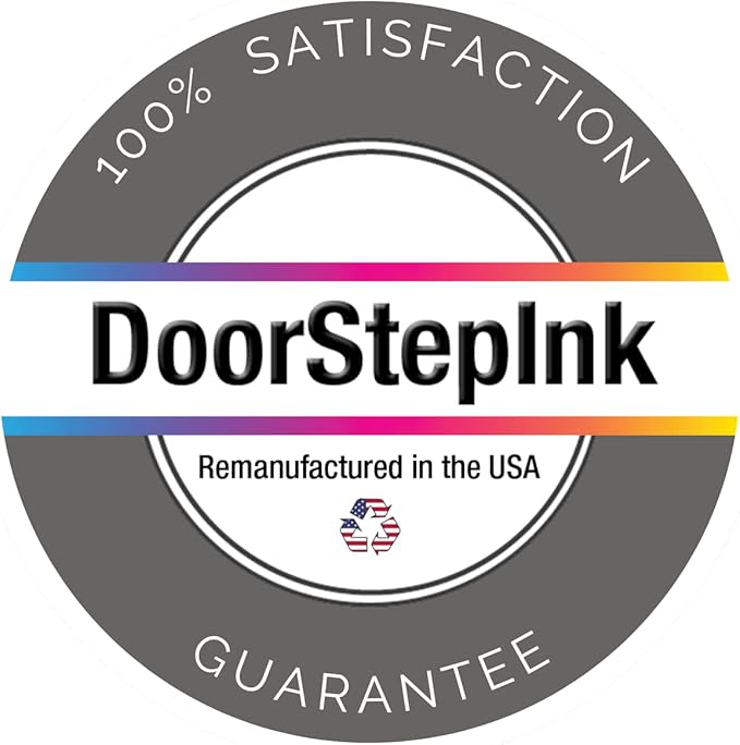 DoorStepInk 952XL 2 Black, 1 Cyan, Magenta, Yellow Remanufactured Ink Cartridge Replacement for HP 952XL — Compatible with OfficeJet 7740/8715 / 8216/8719 — High Yield 5-Pack