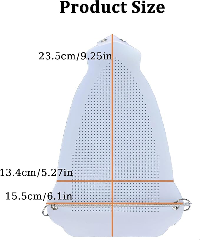Universal Iron Protective Cover Shield, Breathable & High Temperature Resistant - Iron Protector for Ironing, Prevents Burn, Sticking, Protect Clothing from Damage (0.5MM)