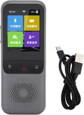 Portable Voice Translator Device Grey 1500mAh - Supports 136 Languages Online & 15 Offline, Accurate Real - Time Translation for Travel & Business Communication