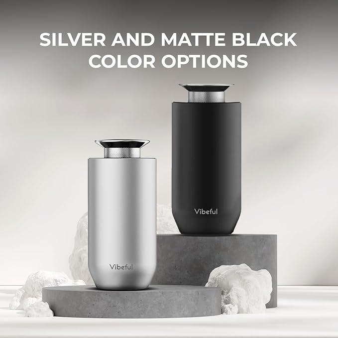 Go Waterless Fragrance Oil Diffuser, Portable Cold Air Scent Machine for Home Office & Car, Cordless Rechargeable Aviation Aluminum Aromatherapy Diffuser with 3 Intensity Levels (Silver)