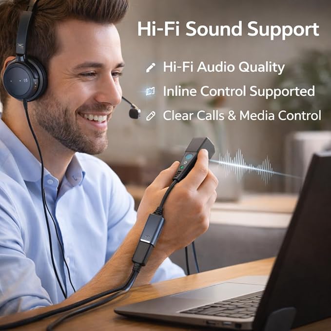 Mizi [2025 Upgraded USB-C to USB-A & USB-C PD Splitter Adapter – 2-in-1 Type-C OTG Cable with 100W Fast Charging & Peripheral Support – Compatible with Laptop, Tablet, Smartphone - Grey