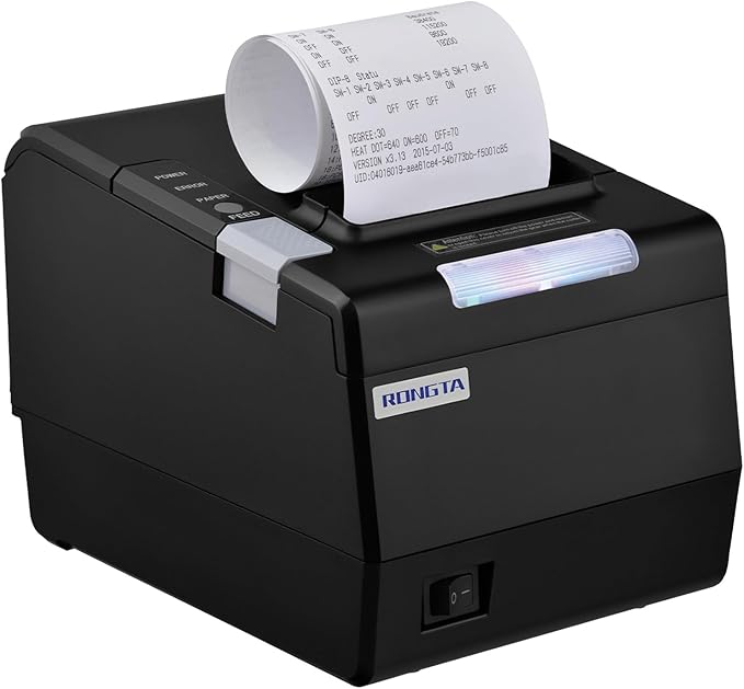 Rongta POS Printer, 80mm Thermal Receipt Printer, Restaurant Kitchen Printer by RONGTA