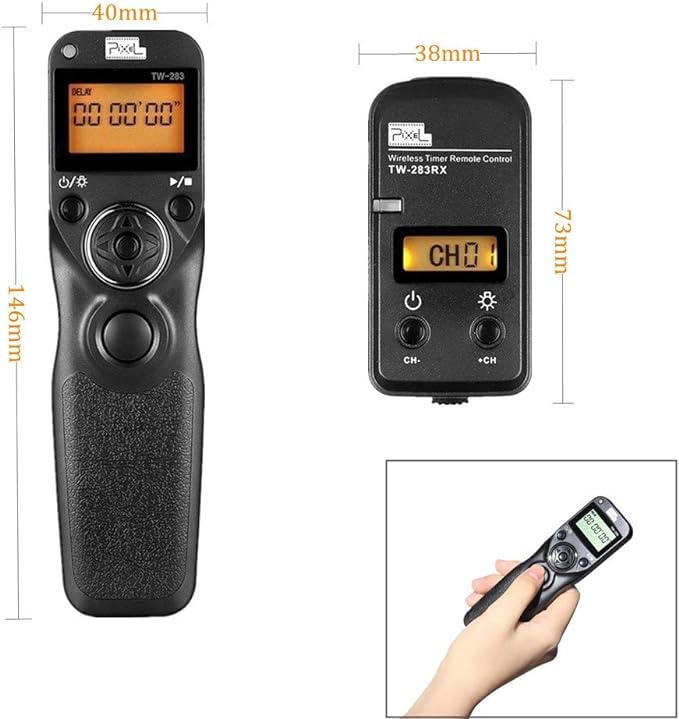 Pixel Remote Timer TW283-L1 Timer Shutter Release Remote Release - Image 3