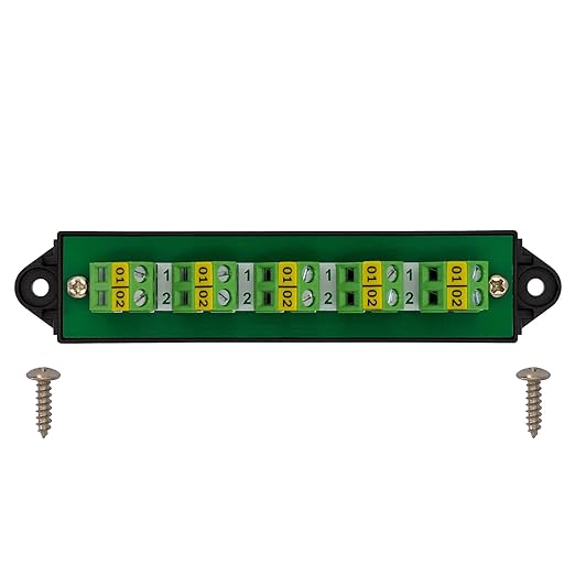 16Amp 300V 2x5 Position Terminal Block Distribution Module. OONO D-1655GP