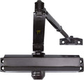CLG HARDWARE DC6003 Medium Duty Commercial Door Closer - Surface Mounted, Automatic Door Closer, Cast Aluminum, UL 3 Hour Fire Rated, Size 3 for Residential & Light Commercial Doors- US10B Dark Bronze