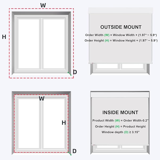 ZSTARR Motorized Smart Blind for Window,Automatic Blackout Roller Shade Compatible, with Remote Control, Child Safety Rechargeable Battery Blind with Valance,Customize (Cloud Colour)