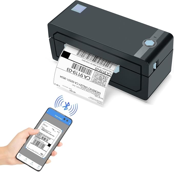 JADENS Bluetooth Thermal Shipping Label Printer – Wireless 4x6 Shipping Label by JADENS