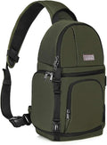 MOSISO Camera Sling Bag, DSLR/SLR/Mirrorless Camera Backpack Case Shockproof by MOSISO