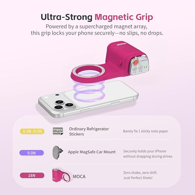 COMITOK MOCA iPhone 17 Pro Camera Grip No Need App - Image 7