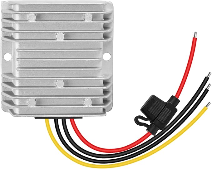 20A 240W DC 24V 36V 48V Step Down to 12V Converter Buck Regulator Reducer Golf Cart Voltage Converter Waterproof Transformer with Fuse