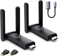 Wireless HDMI Transmitter and Receiver, HDMI Wireless Remote Adapter 165FT/50M by YUYUNLOMN