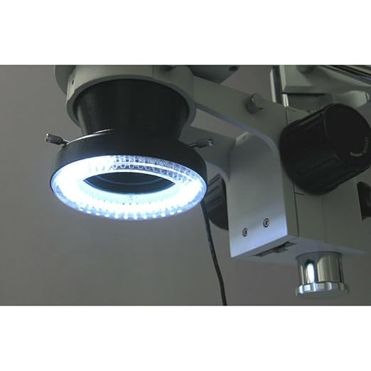 AmScope LED-64A 64 LED Lighting-Direction-Adjustable Microscope Ring Light + - Image 3