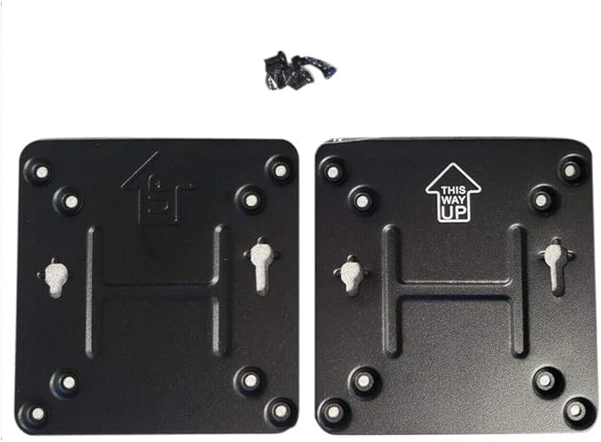 GinTai for Intel NUC Vesa Adapter Mount Bracket to Attach NUC Mini PC Computer to The Back of a Monitor Mounting Plate Not Skull or Hades(With 8pcs Screws) Intel NUC 4 5 6 7 8 10 11 13 General purpose