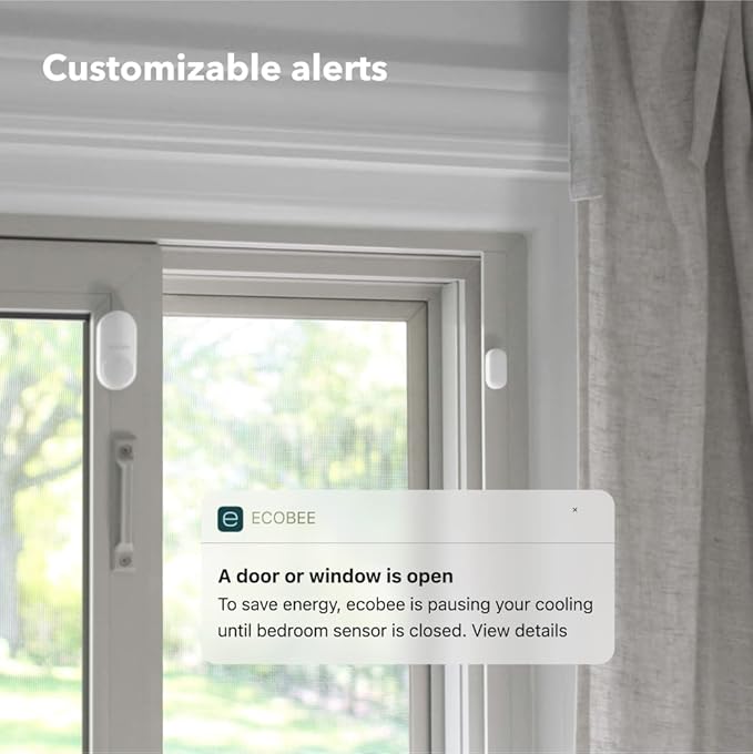 ecobee SmartCamera with Whole Home Sensors Bundle with ecobee Smart Camera Indoor WiFi Security Camera, 2 Pack SmartSensor for Doors & Windows, and ecobee SmartSensor 2 Pack. Smart Home - Compatible with ecobee Smart Thermostats for Home, Wifi Contact ...