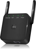 2026 Fastest WiFi Extender Signal Booster Covers 10000 Sq.ft and 80 Devices | 2.4GHz High Speed WiFi Repeater with Ethernet Port - Eliminate Dead Zones with Wireless Internet Booster for Home