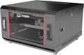 6U Wall Mount Server Rack Cabinet – 19" Network Rack Enclosure, PDU & Shelf by SYSRACKS
