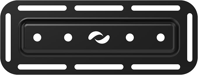 HumanCentric Universal Small Mounting Bracket Compatible with Small Devices, Modems, Power Blocks, Mount on The Wall or Under Your Desk, Vertically or Horizontally