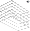 2x2 FT Edge-Lit Frame LED Panel Lights,5CCT Selectable 3000K-6500K, 2600/3900/5200LM,20W/30W/40W Switch Grid Drop Ceiling Lights,0-10V Dimmable,Damp Rated,100-277V,ETL Listed (2 x 4-6 Pack)