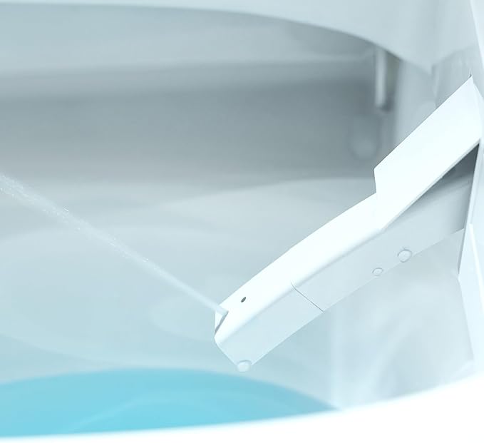 WOODBRIDGE Smart Toilet with Auto Open/Close,1000g MaP Flush Score,Foam Shield,Foot Sensor, Movement Drying,Auto Flush,ADA Height,Blackout Flush,Heated Seat,One Piece Toilet with Tank Built in