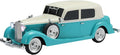 WSTER Vintage Car Bluetooth Speaker, Retro Classic Model with Powerful Sound, Built-in Mic, TWS Dual Pairing, Multi-Interface Output, Portable Wireless Outdoor Speaker for Parties & Beach (Green)