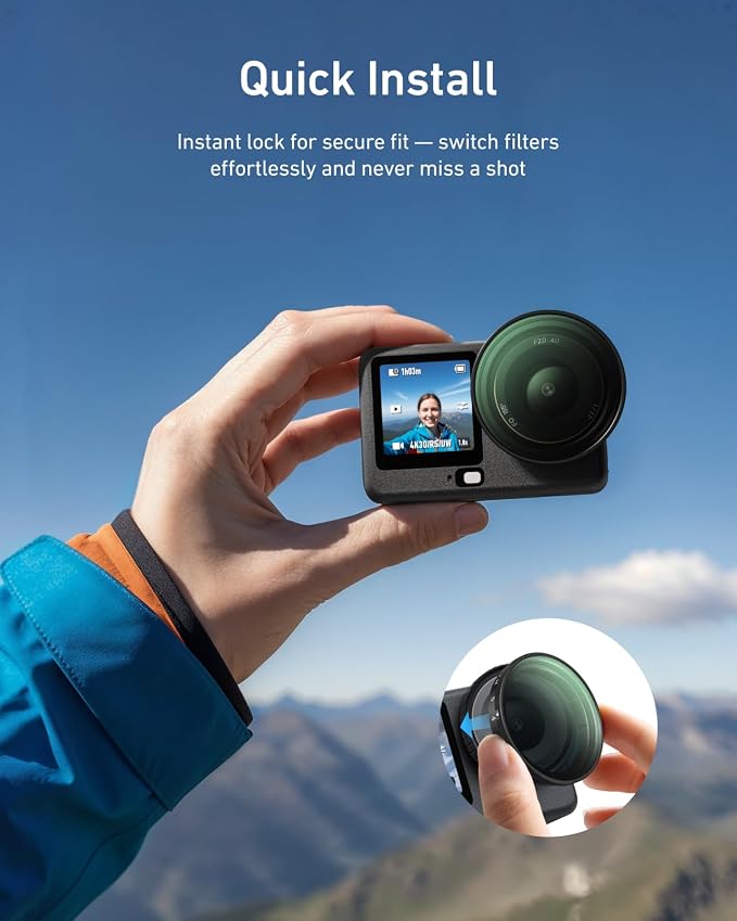 TELESIN VND8-32 Variable ND Filter - Image 5