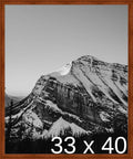 Frame It Easy 33 x 40 Russet Wood Frame (Derby)