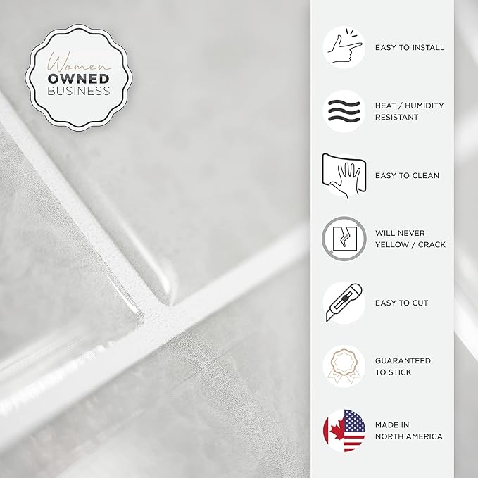 SMART TILES Peel and Stick Backsplash - 10 Sheets of 10.95" x 9.70" - 3D Adhesive Peel and Stick Tile Backsplash for Kitchen, Bathroom, Wall Tile, Fondi