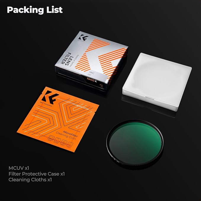 K&F CONCEPT 40.5mm MCUV Lens Protection Filter 18 Multi-Coated Camera Lens UV - Image 8