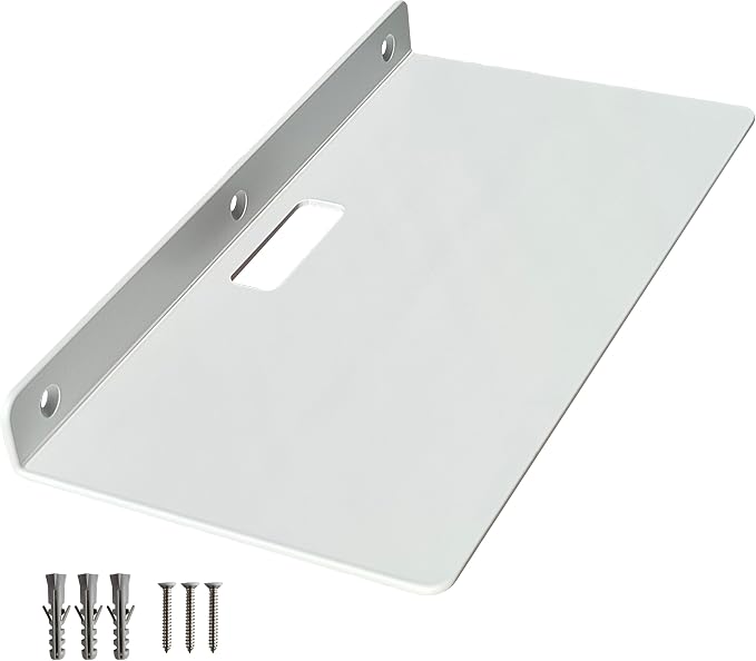 Floating Shelves for Wall, Small Black Shelves Wall Mounted Shelf for Bathroom by YUjieSTC